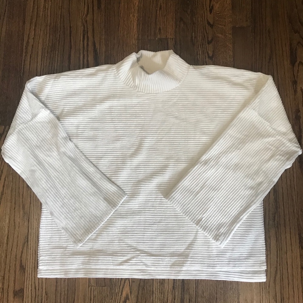 SOLD ☀️ Madewell Boxy Mock Neck Pullover